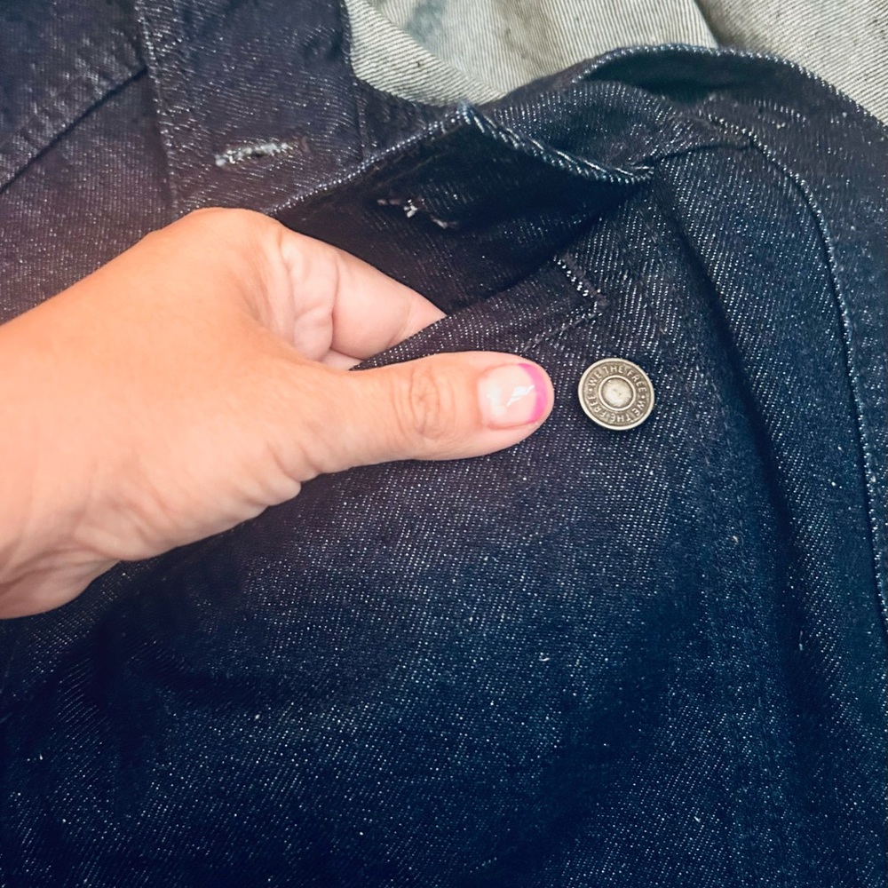 We The Free Dark Blue Jean Jacket - Picture 11 of 13